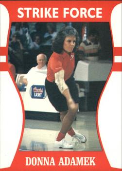 1991 Little Sun Ladies Pro Bowling Tour Strike Force #18 Donna Adamek Front